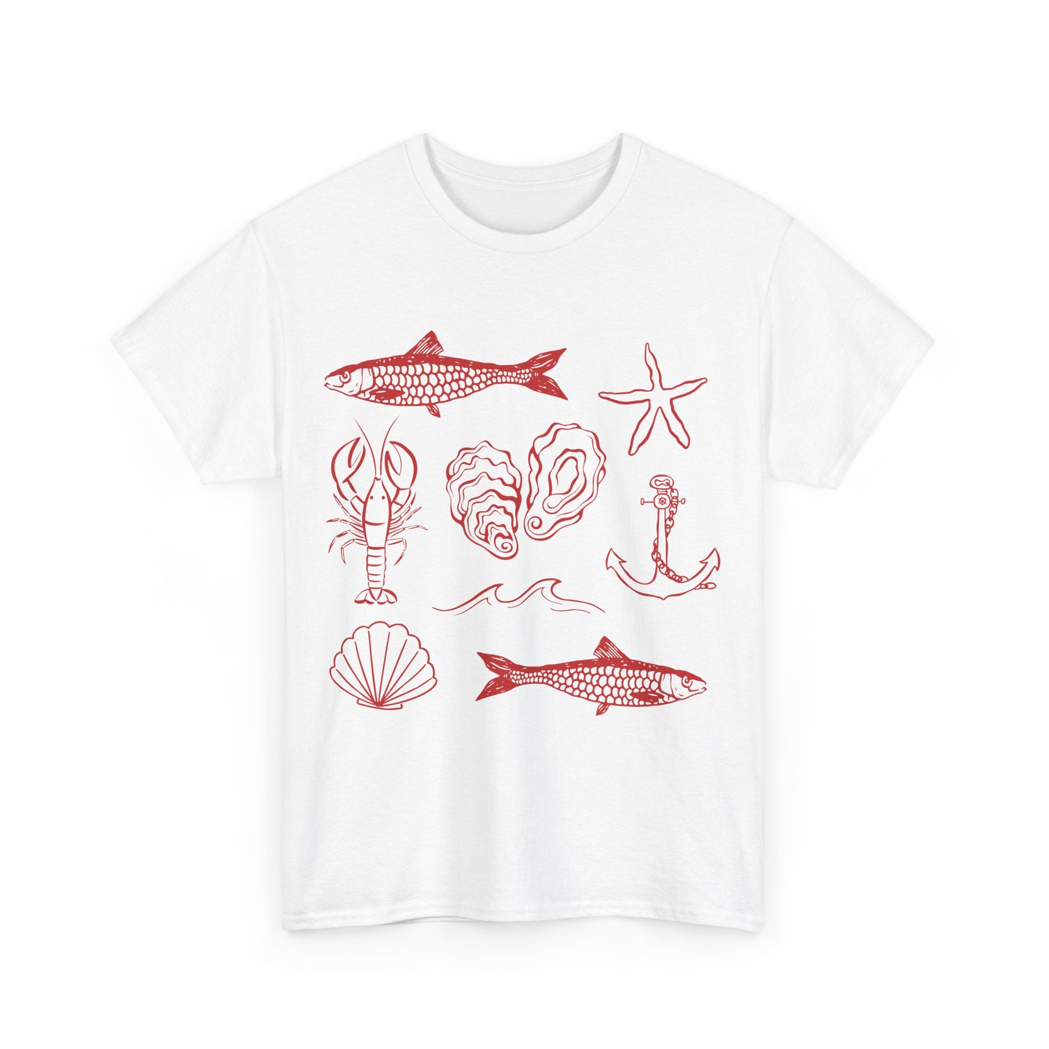 Under The Mediterranean Sea Tee | White
