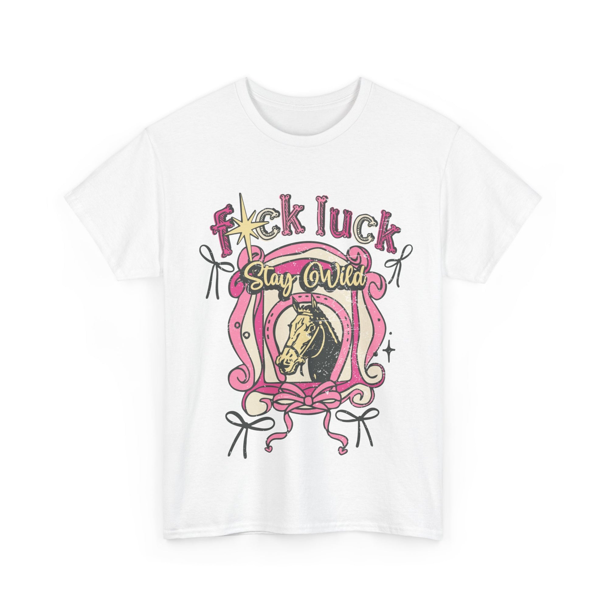 Fck Luck Tee | White