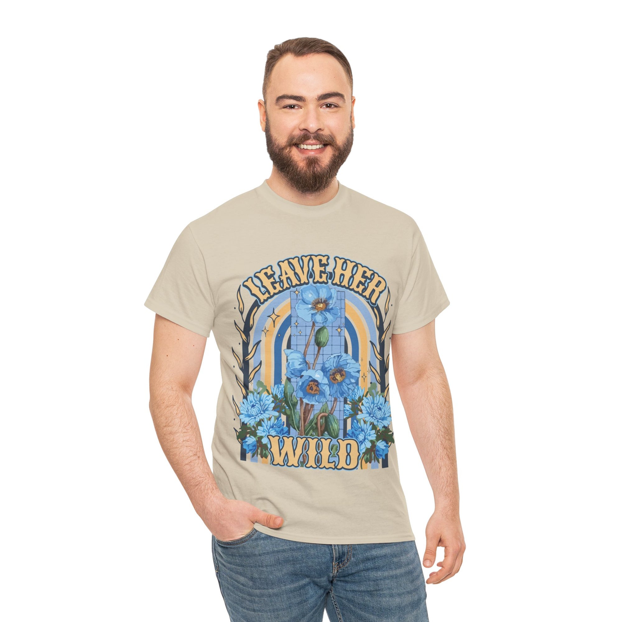 Leave Her Wild Tee | Sand