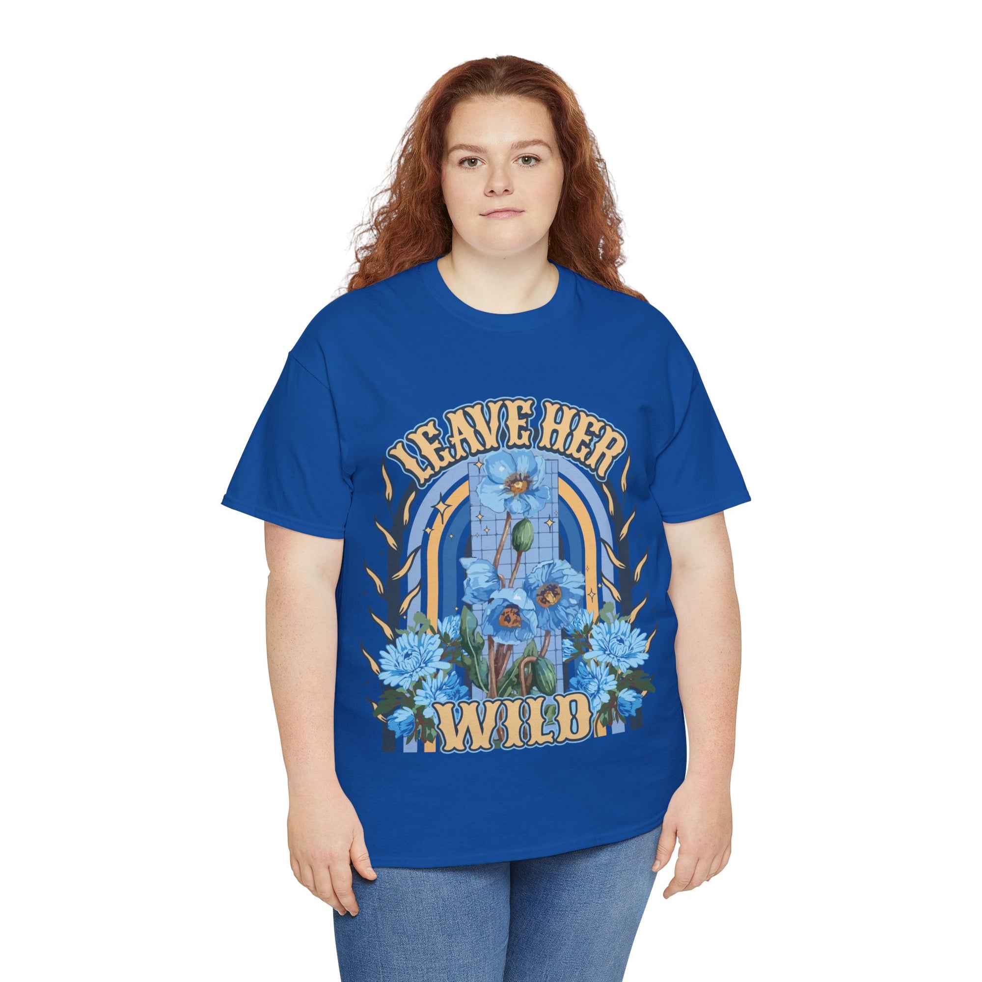 Leave Her Wild Tee | Royal Blue