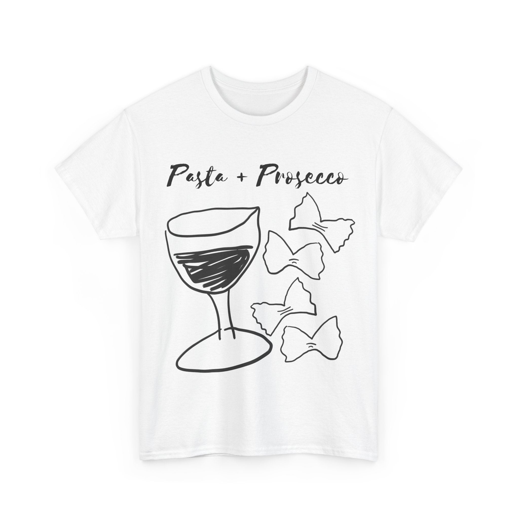 Pasta + Prosecco Tee | White
