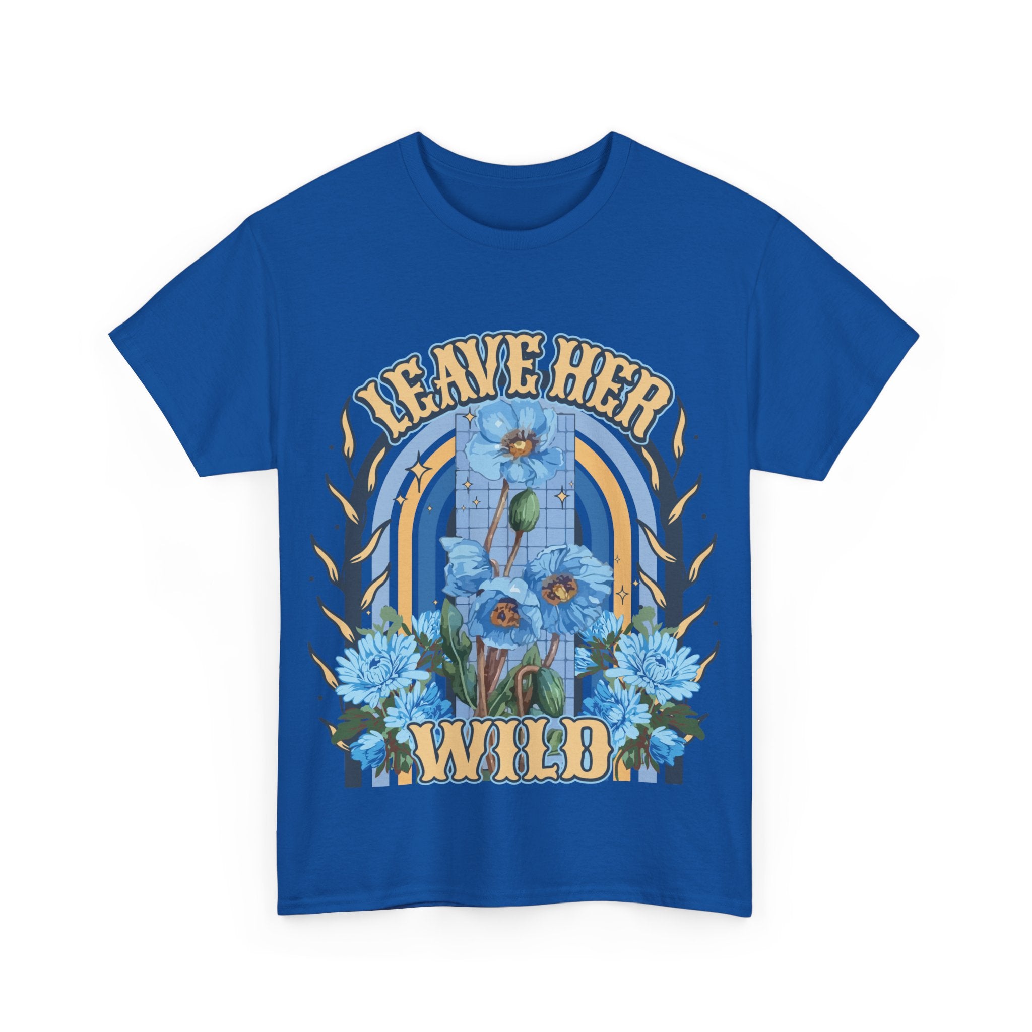 Leave Her Wild Tee | Royal Blue