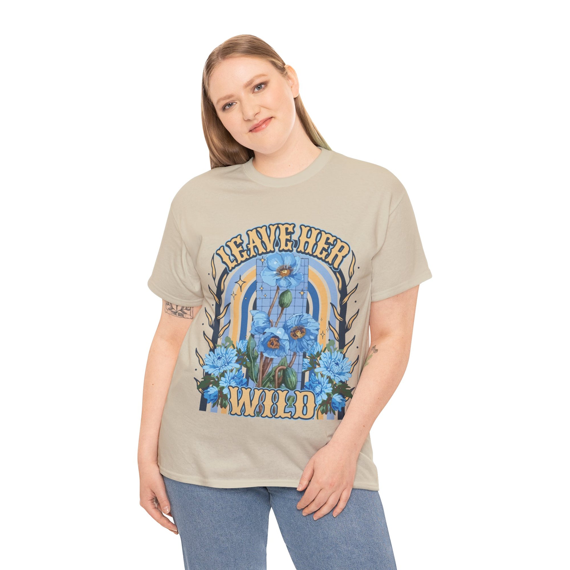 Leave Her Wild Tee | Sand