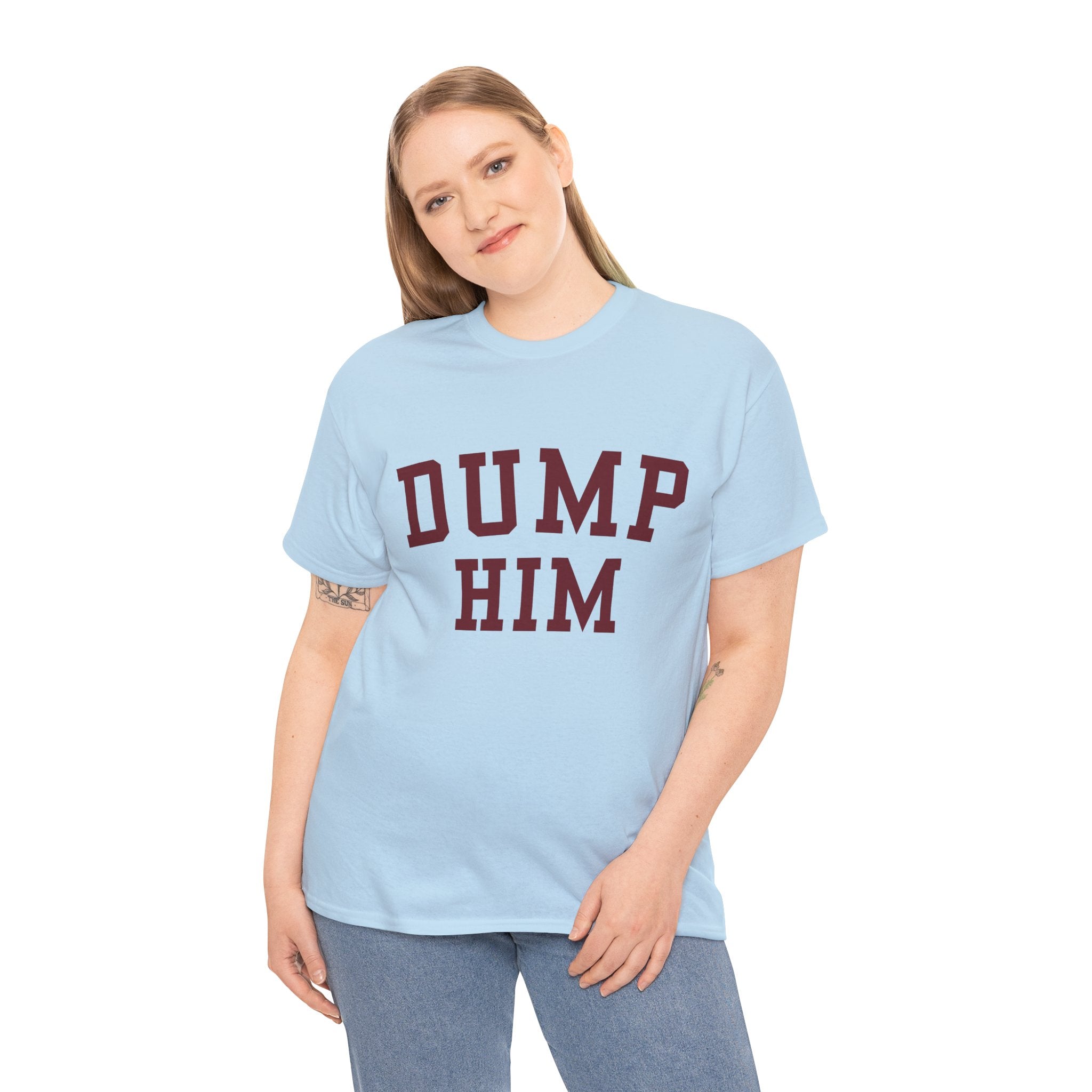 Dump Him Tee | Baby Blue