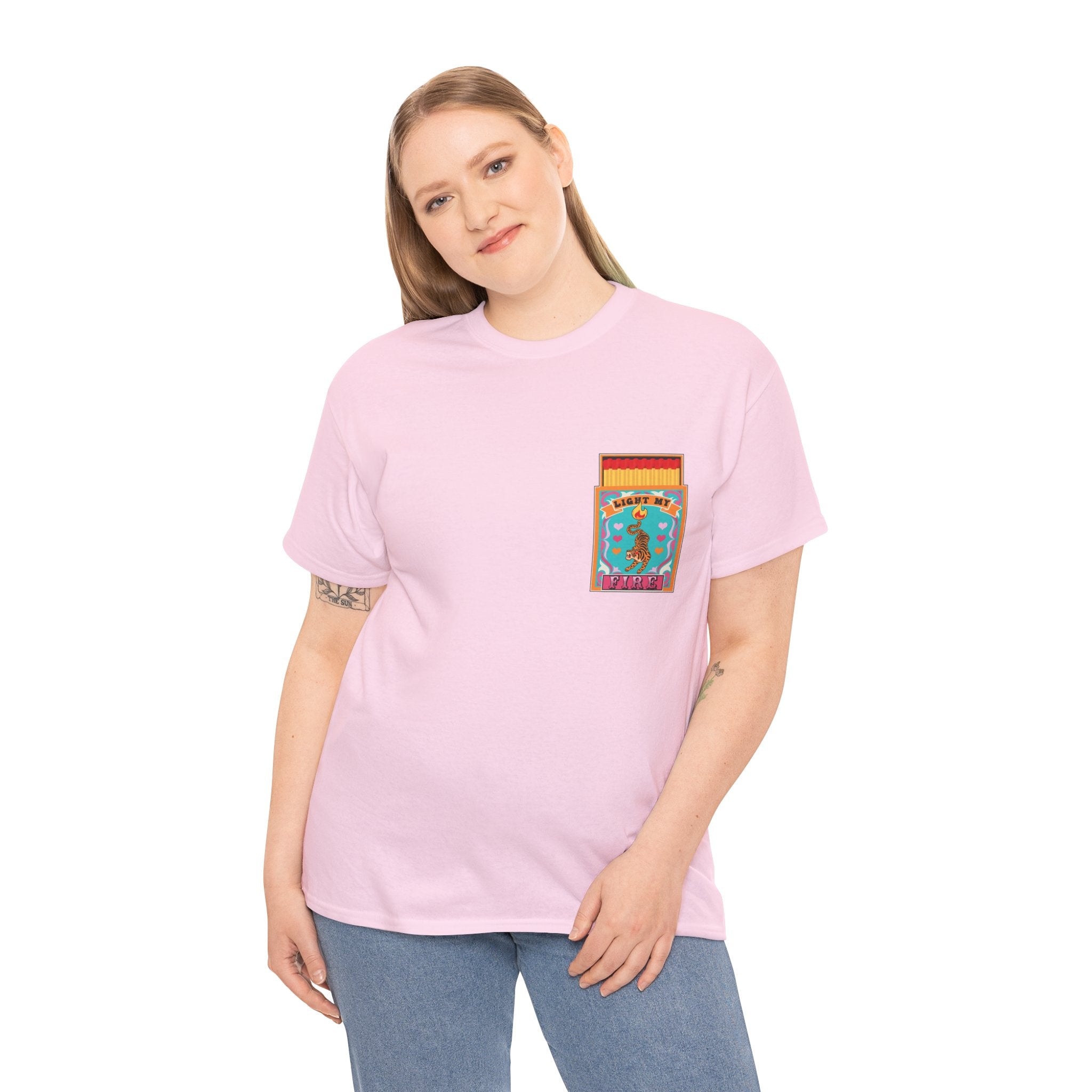 Light My Fire Tee | Pink