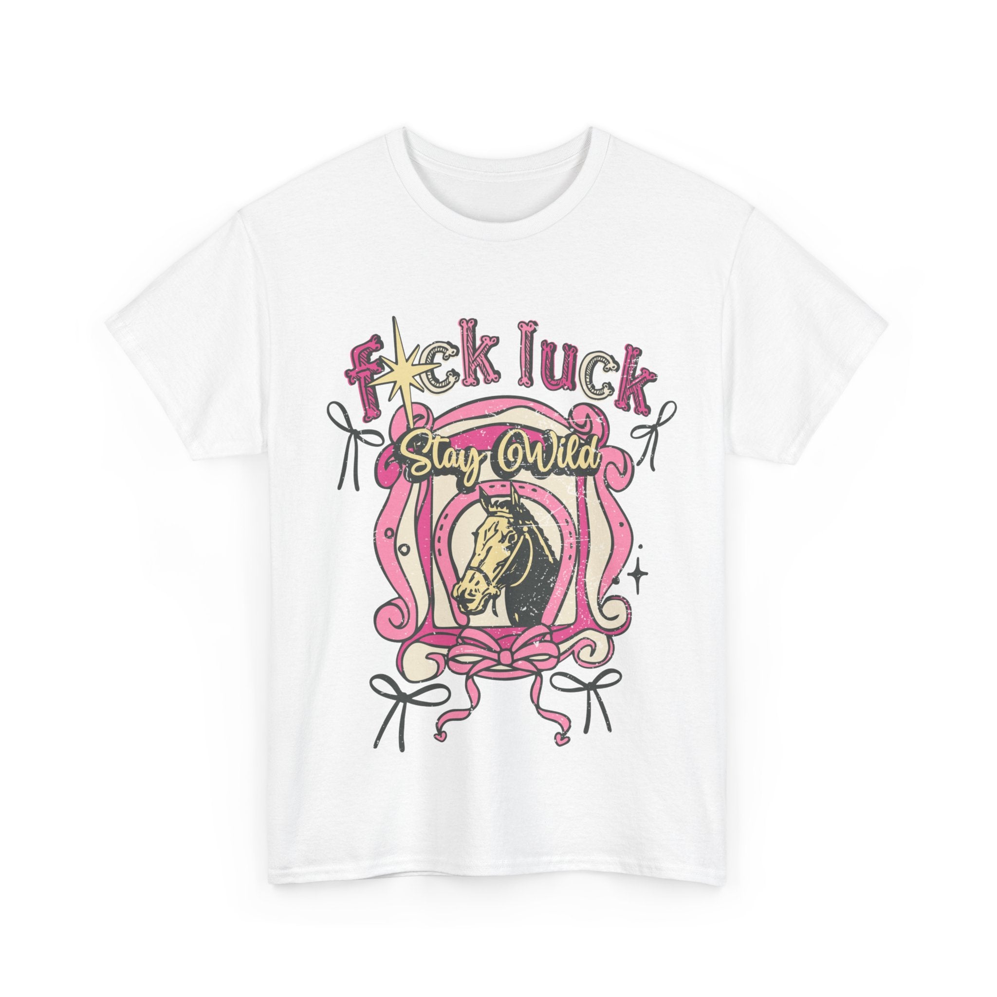Fck Luck Tee | White