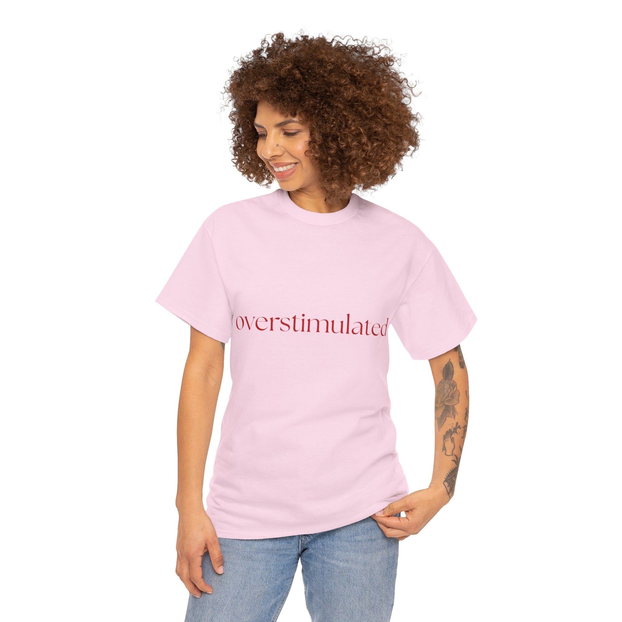 Overstimulated Tee | Pink