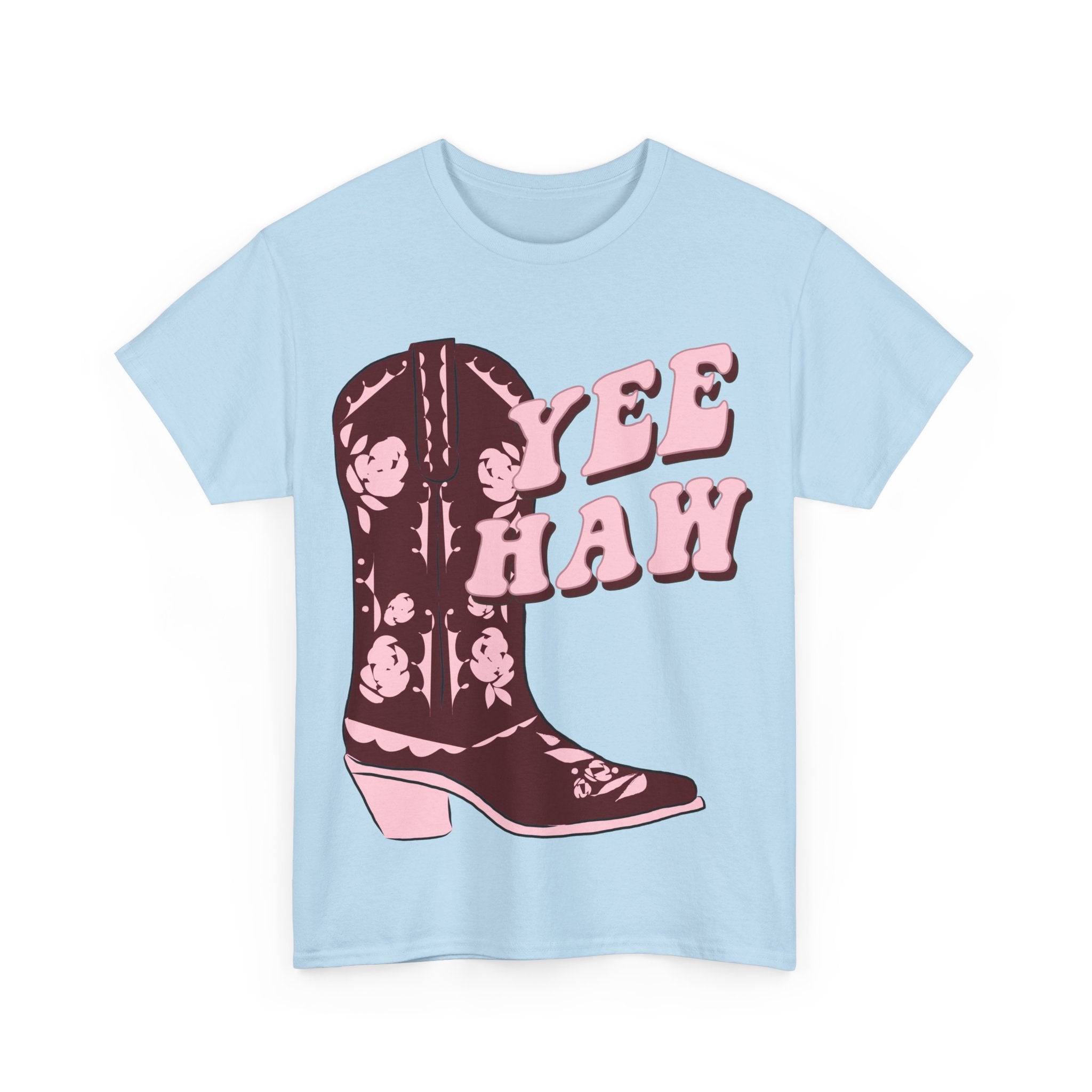 Ride 'Em Yee Haw Tee | Baby Blue