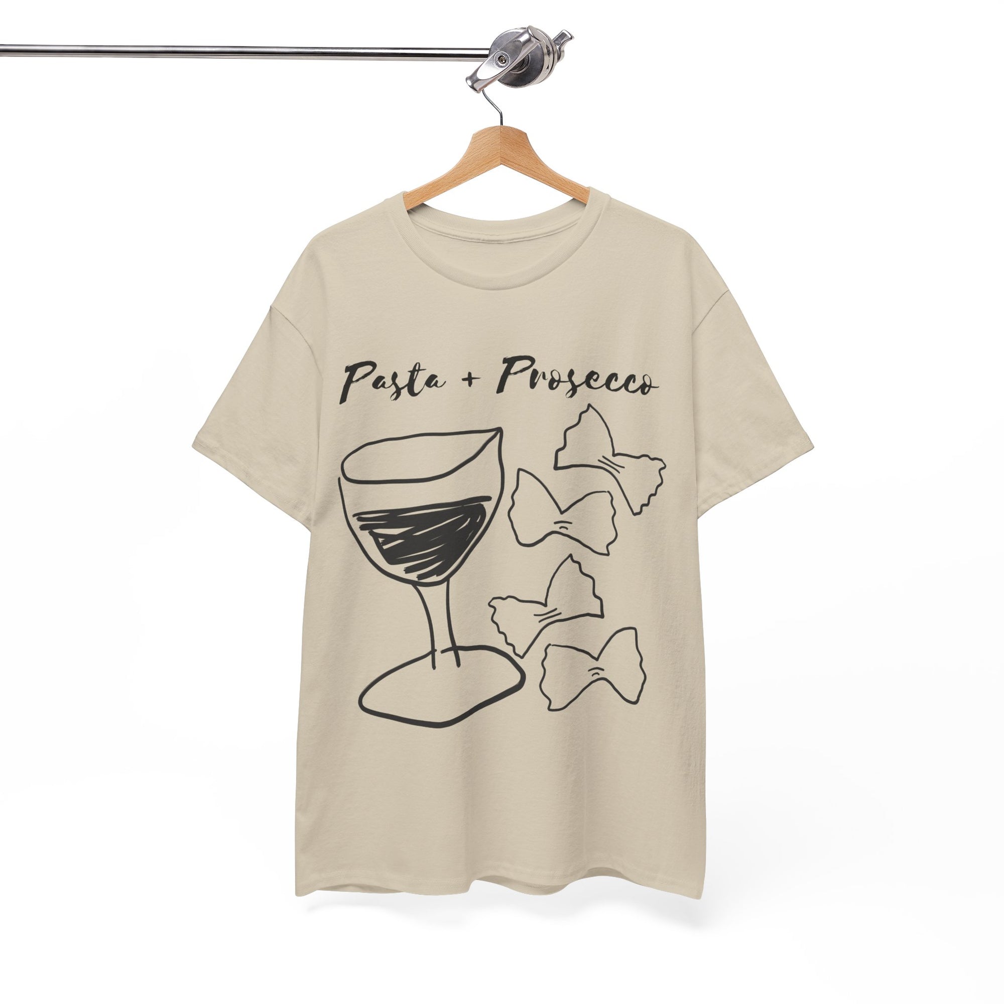 Pasta + Prosecco Tee | Sand