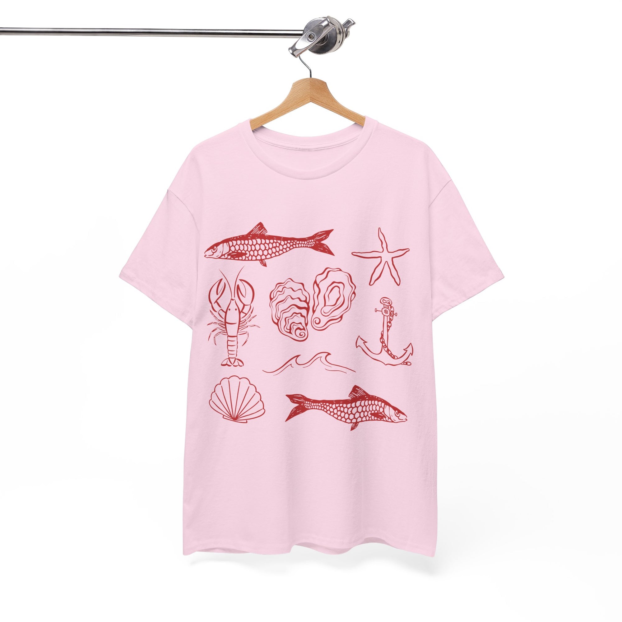 Under The Mediterranean Sea Tee | Pink