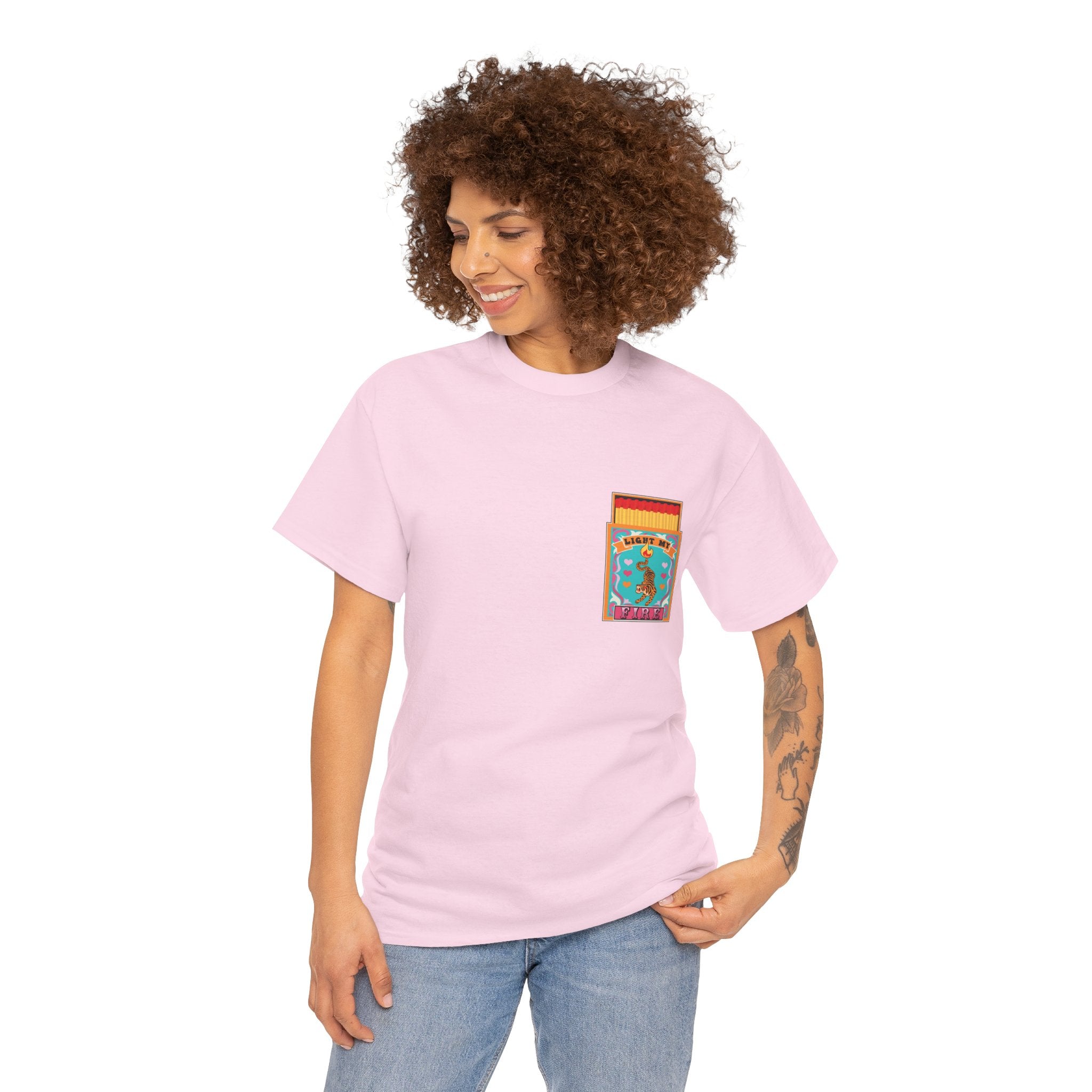 Light My Fire Tee | Pink