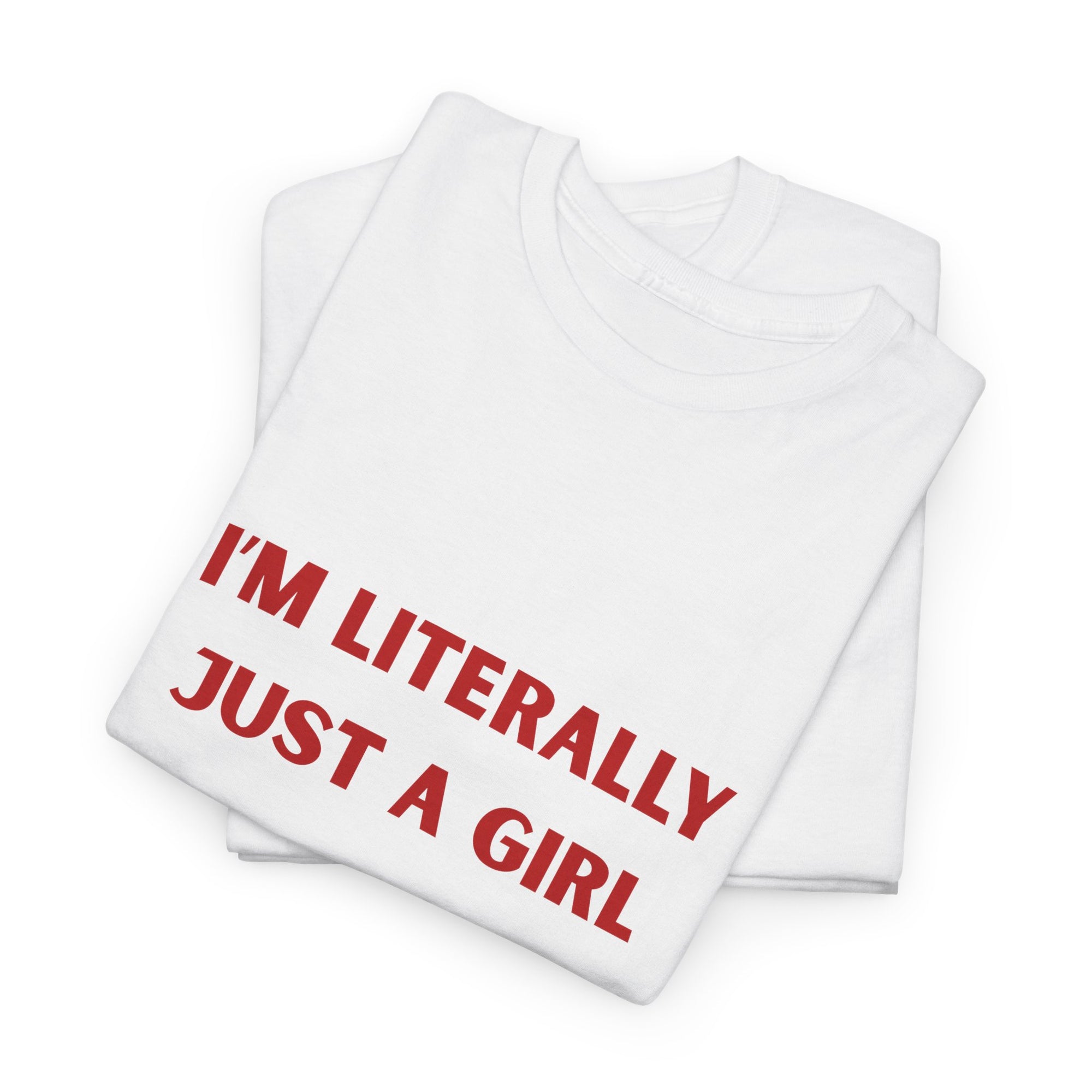 Just A Girl Tee | White