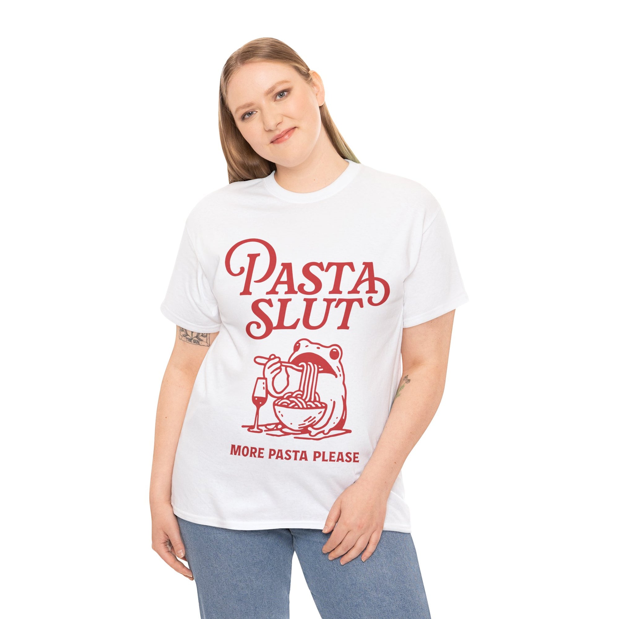 Pasta Slut Tee | White
