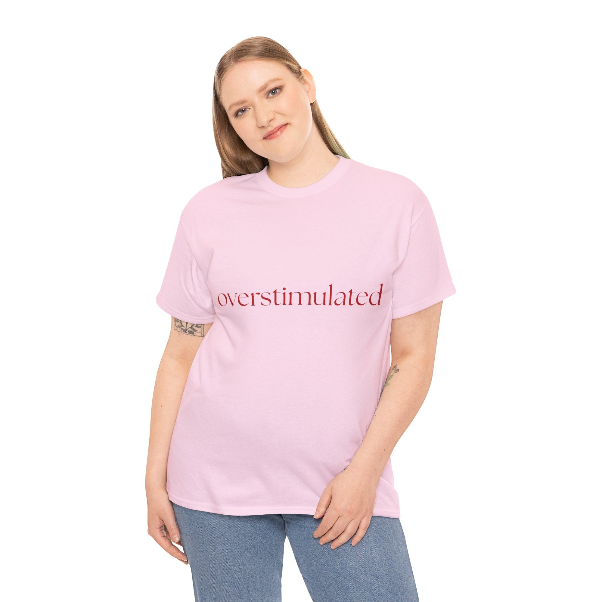 Overstimulated Tee | Pink