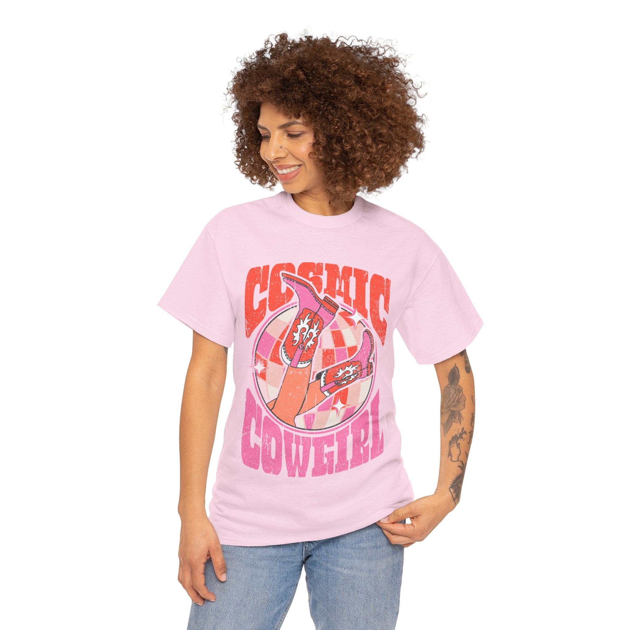 Cosmic Cowgirl Tee | Pink