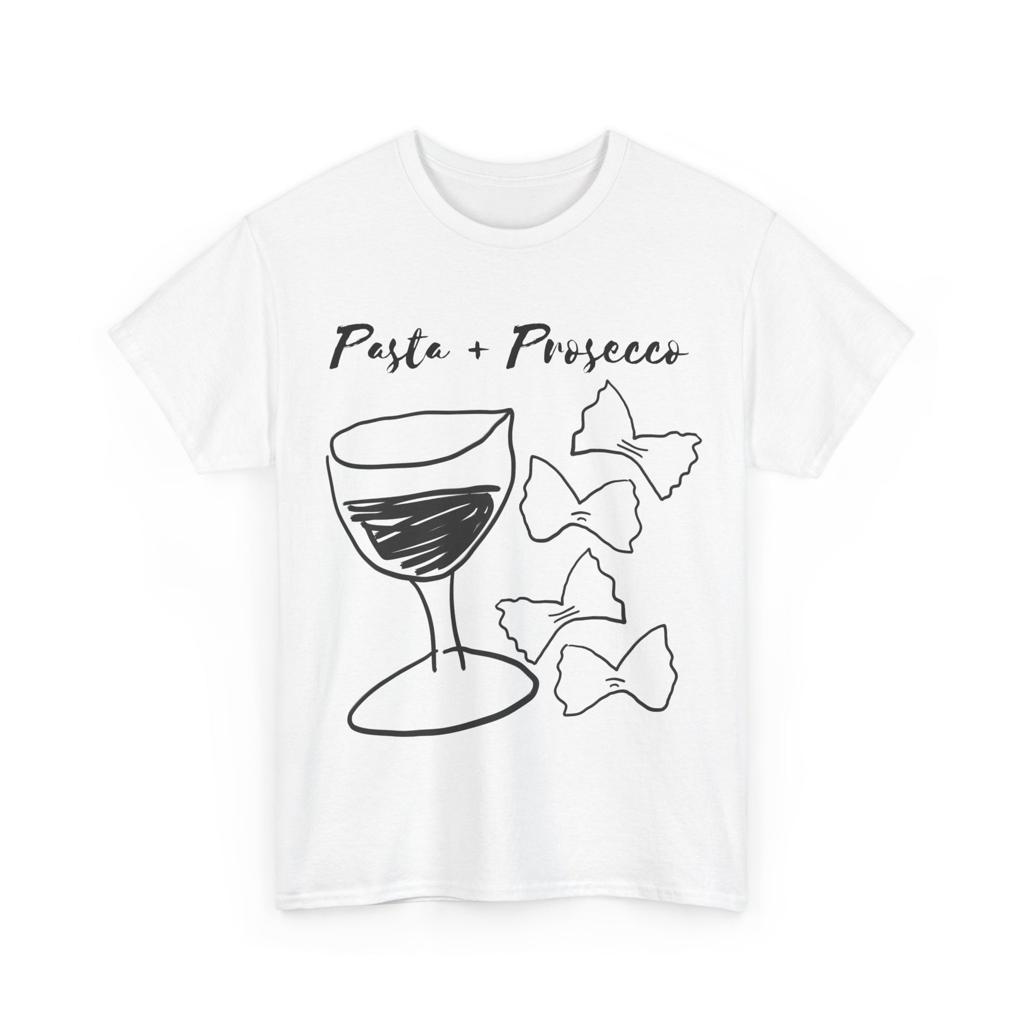 Pasta + Prosecco Tee | White