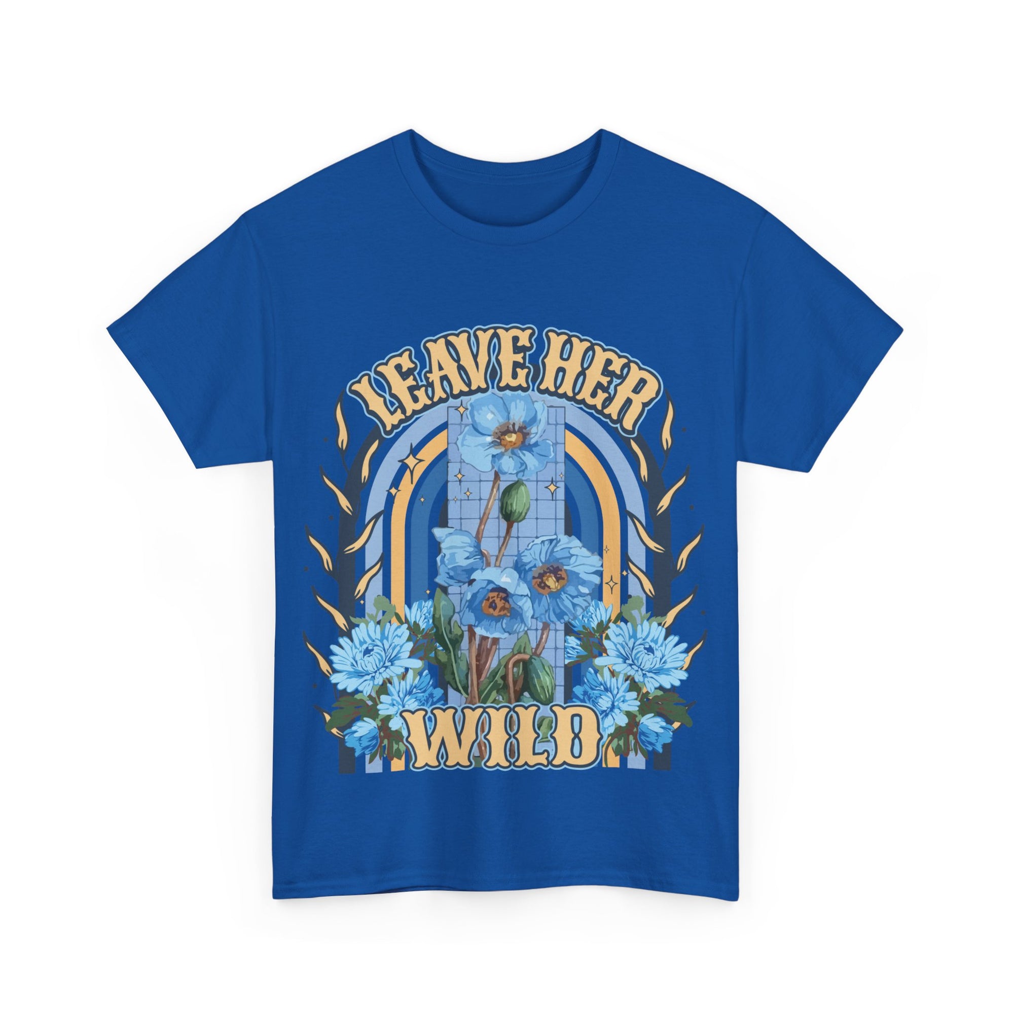 Leave Her Wild Tee | Royal Blue