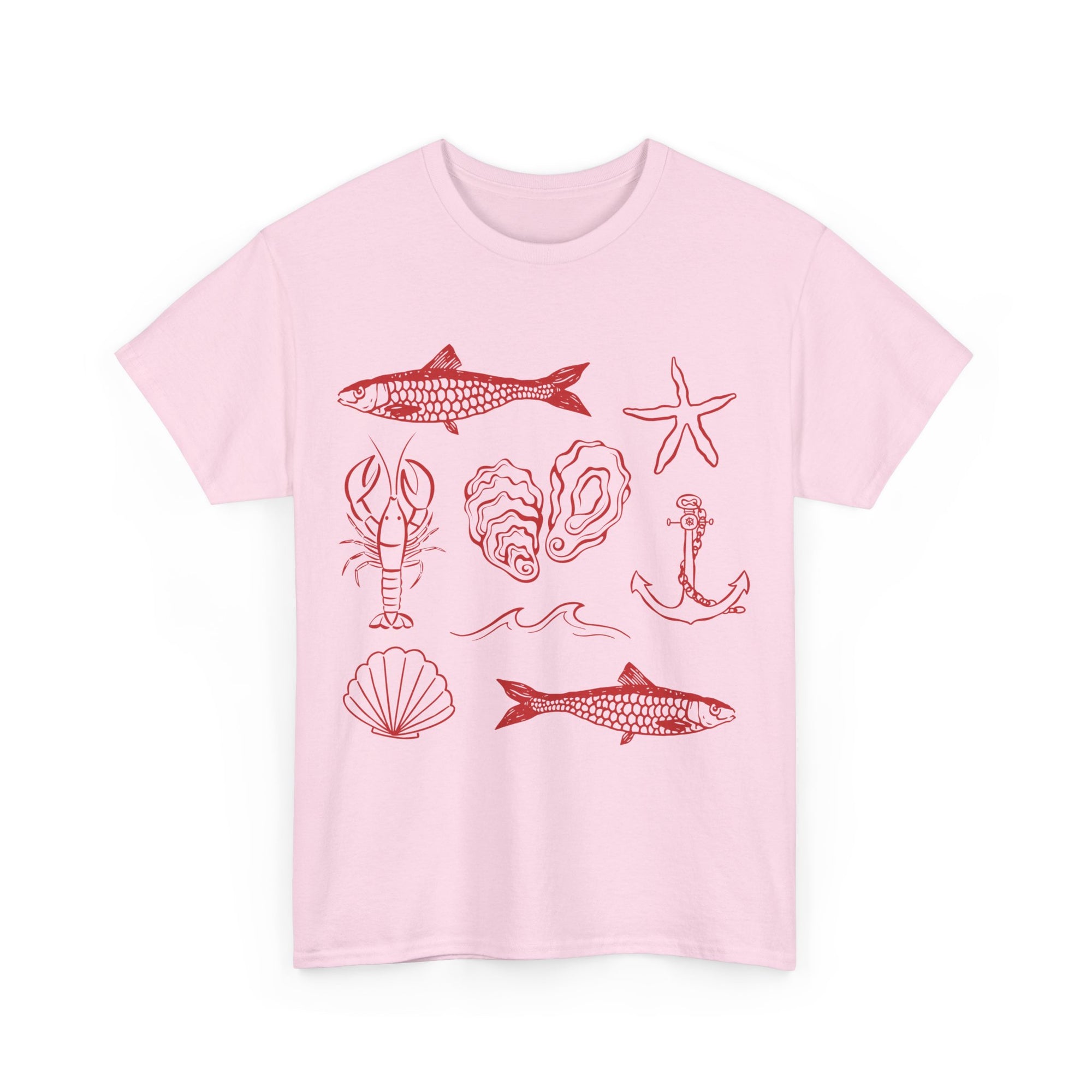 Under The Mediterranean Sea Tee | Pink