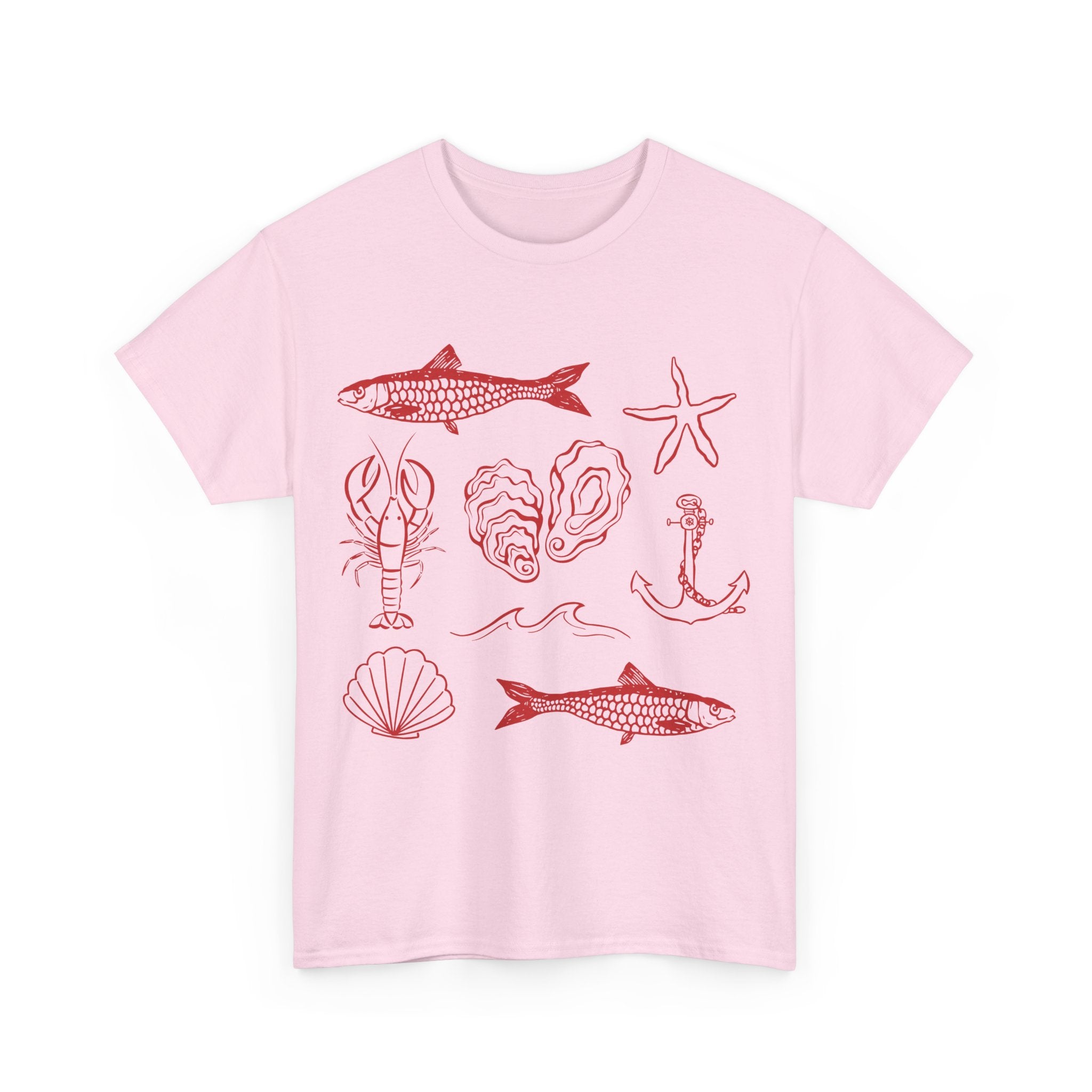 Under The Mediterranean Sea Tee | Pink