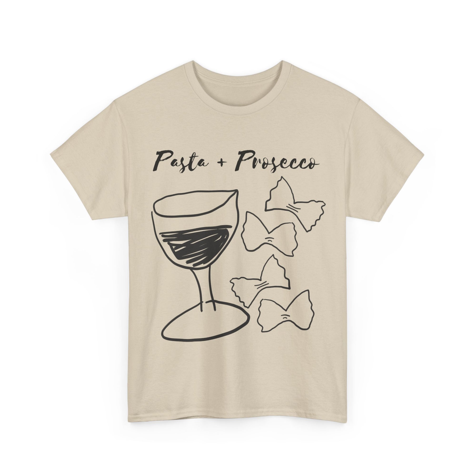Pasta + Prosecco Tee | Sand
