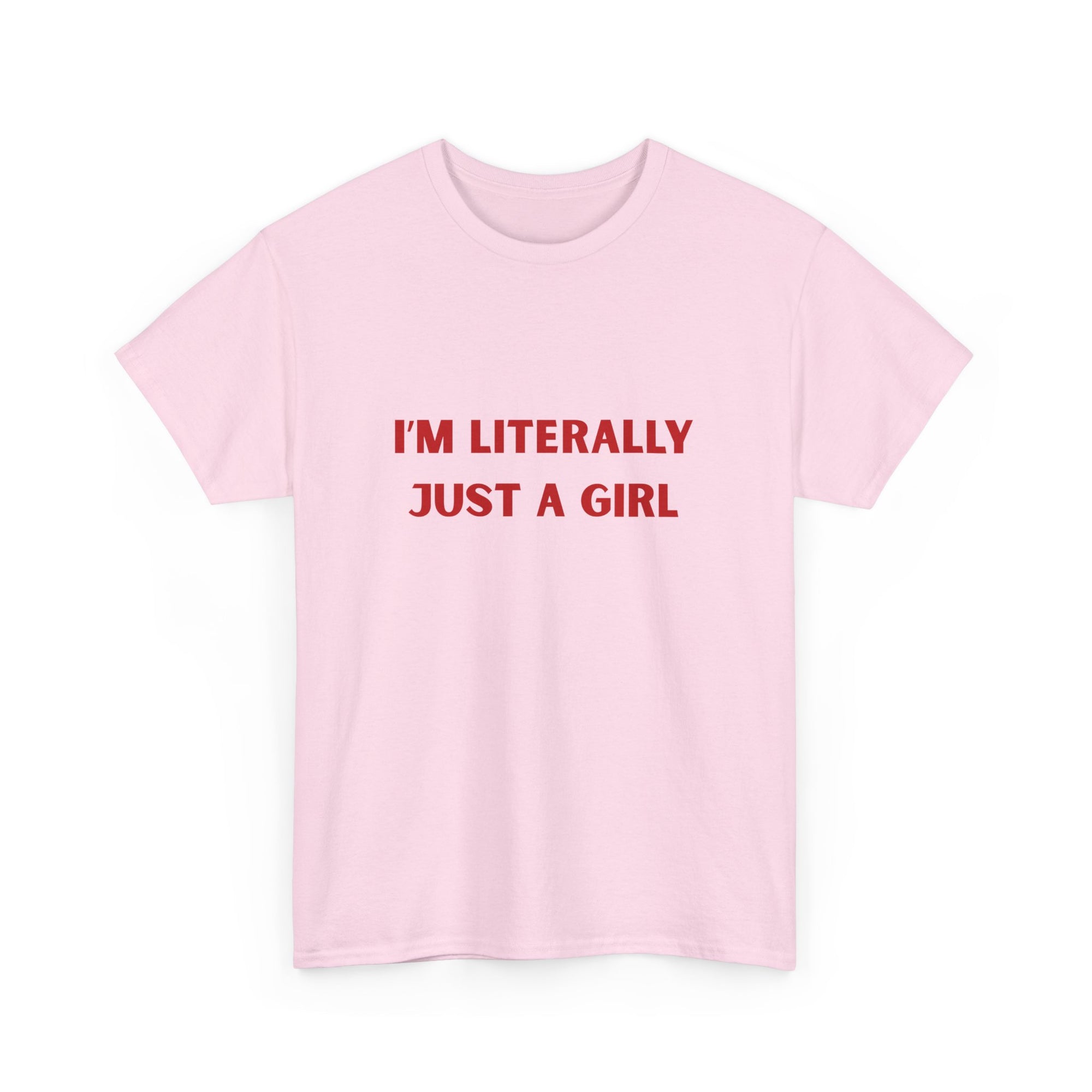 Just A Girl Tee | Pink