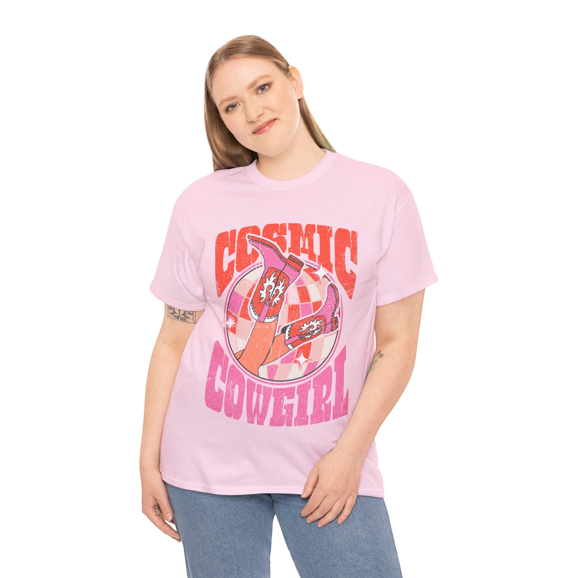 Cosmic Cowgirl Tee | Pink