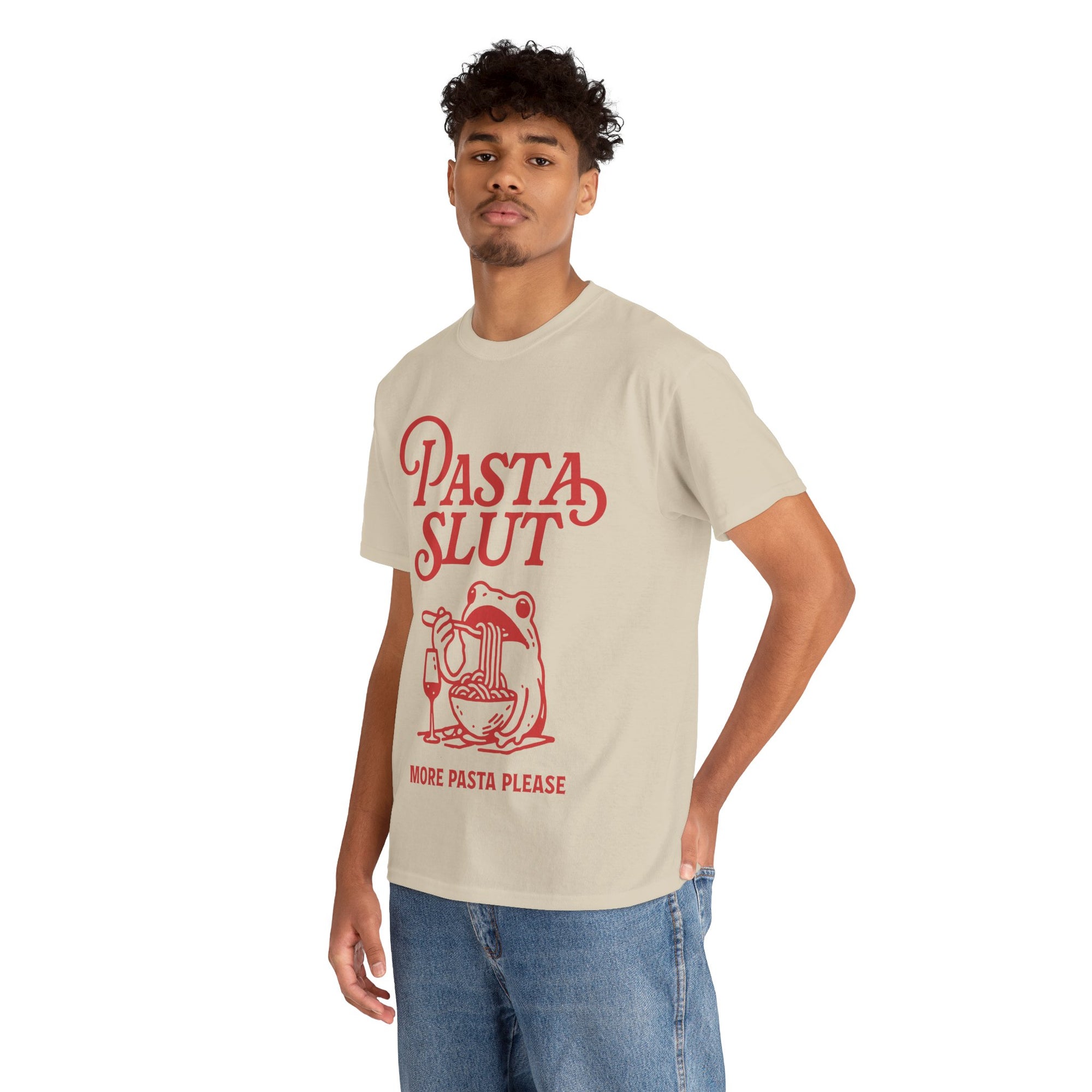 Pasta Slut Tee | Sand