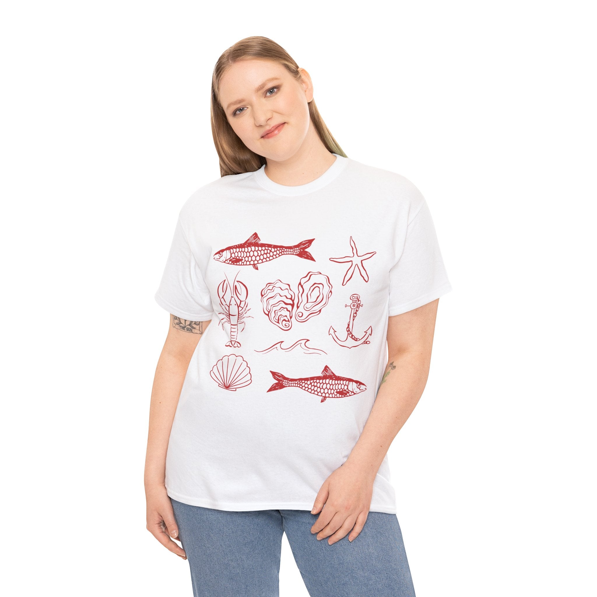 Under The Mediterranean Sea Tee | White