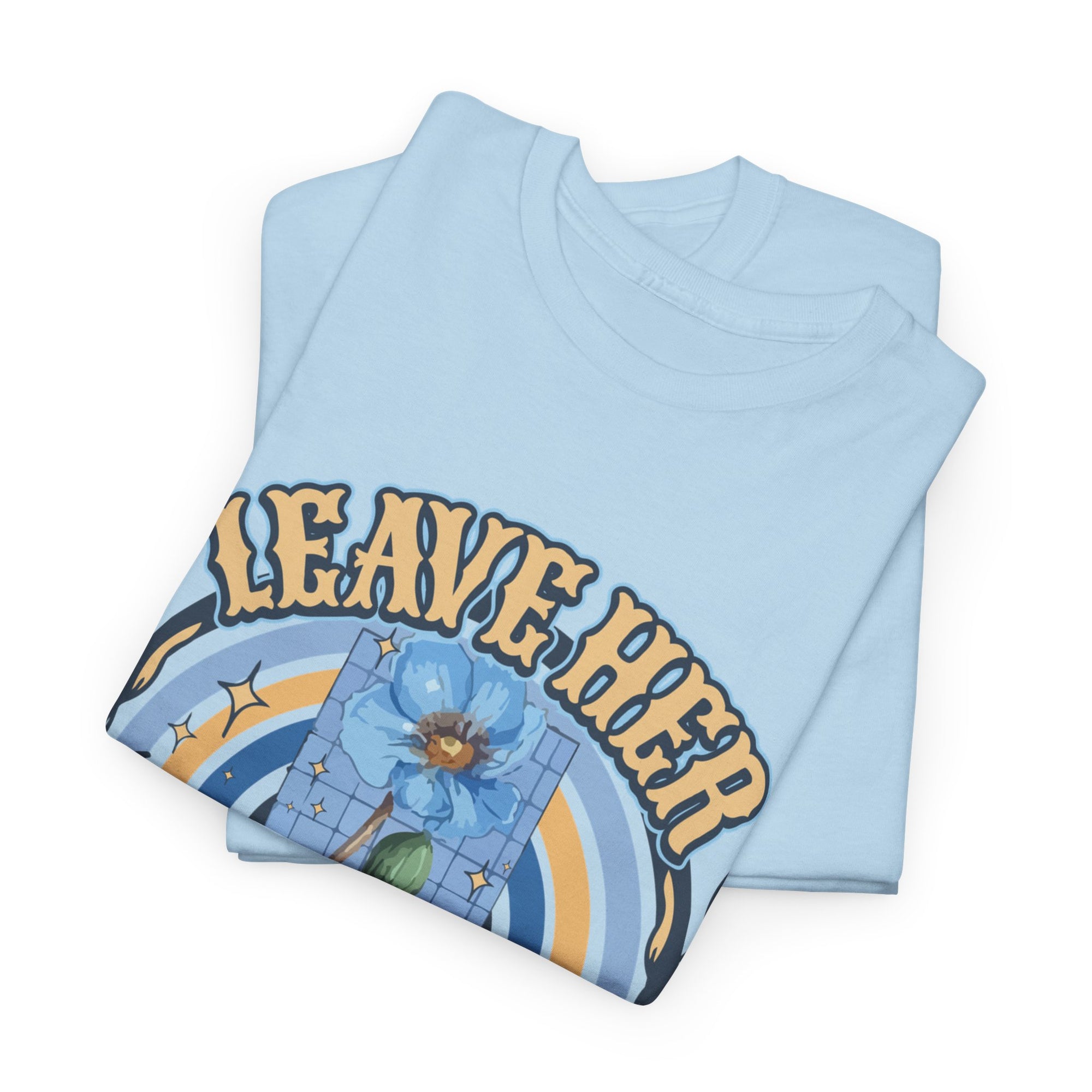 Leave Her Wild Tee | Baby Blue