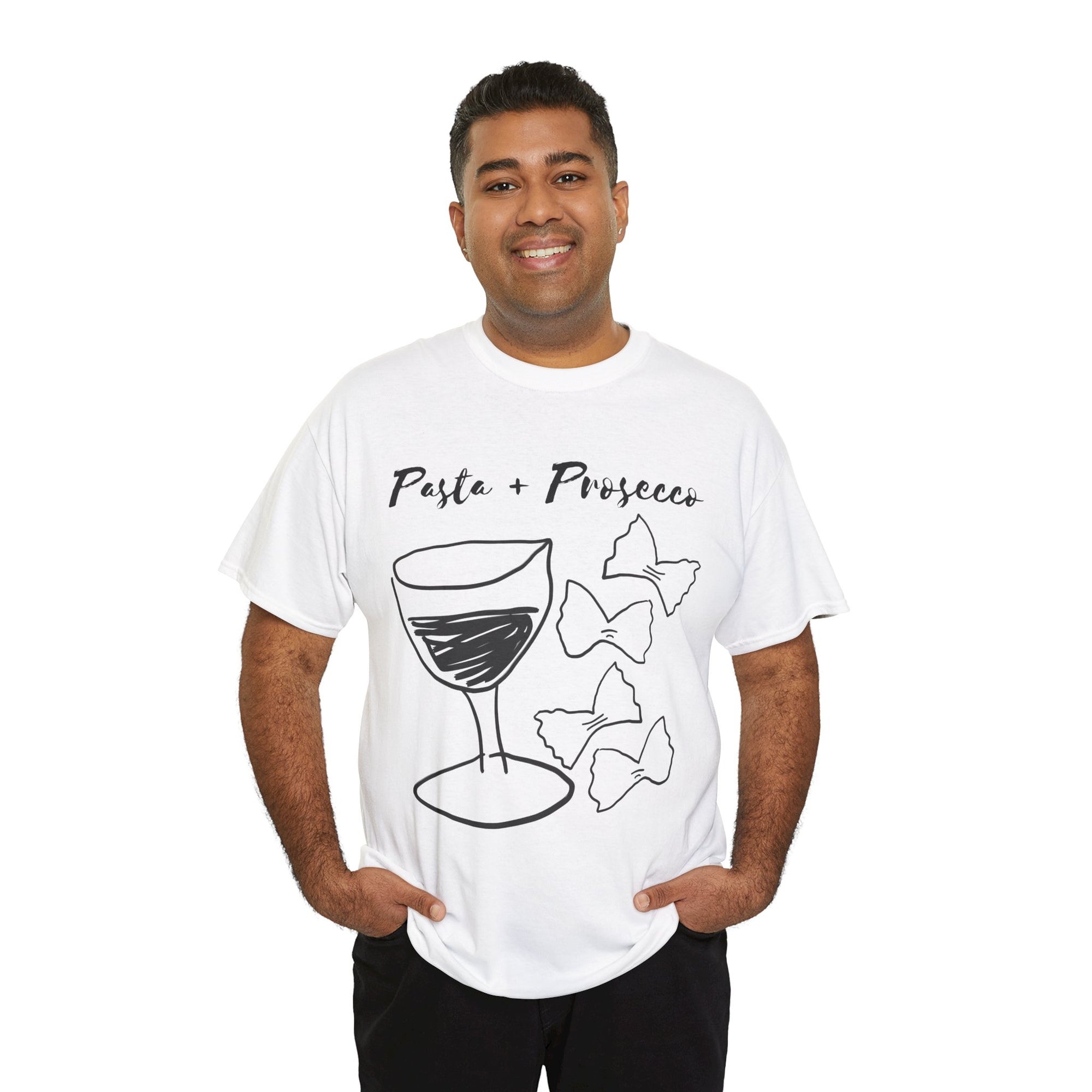 Pasta + Prosecco Tee | White