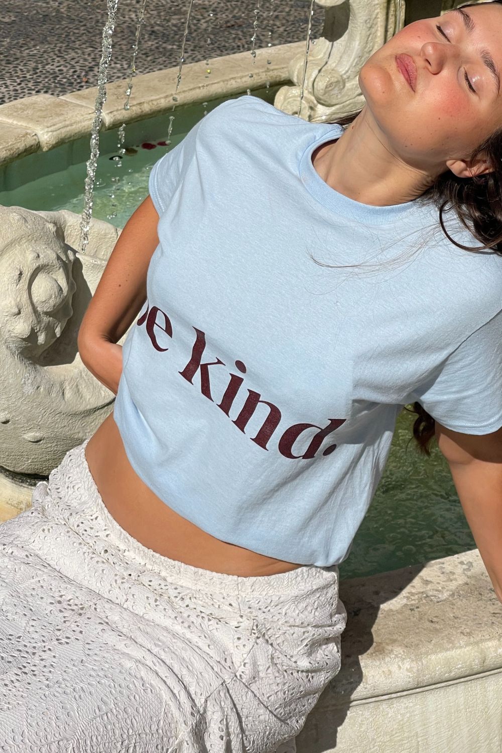 Be Kind Tee | Baby Blue