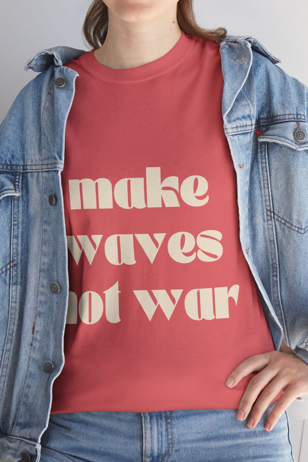 Make Waves Tee | Coral