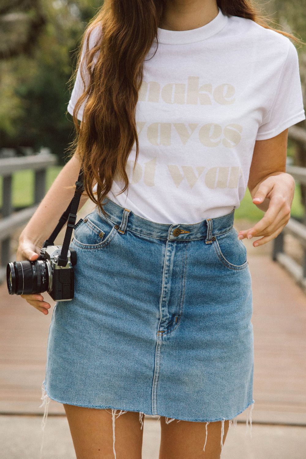 Make Waves Tee | White
