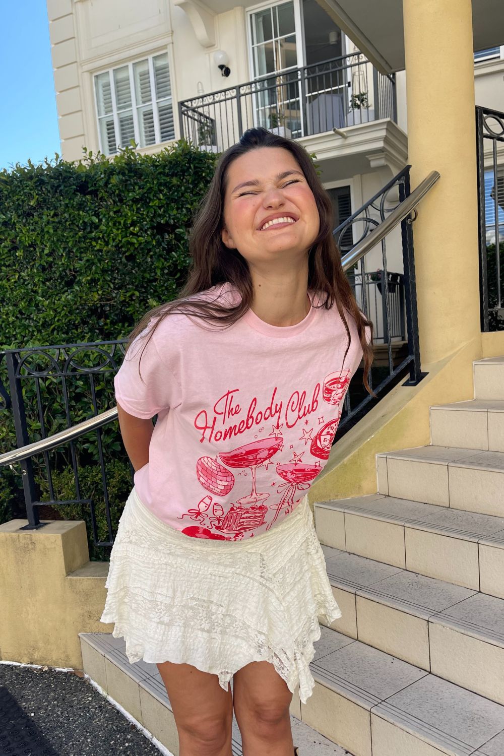 Homebody Club Tee | Pink