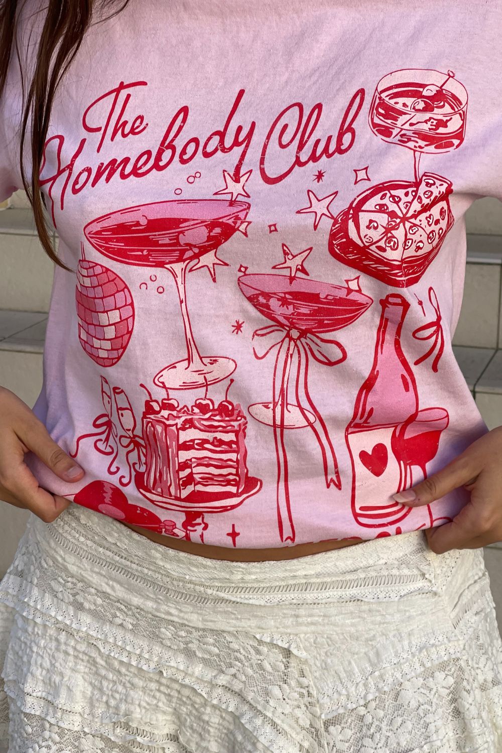Homebody Club Tee | Pink