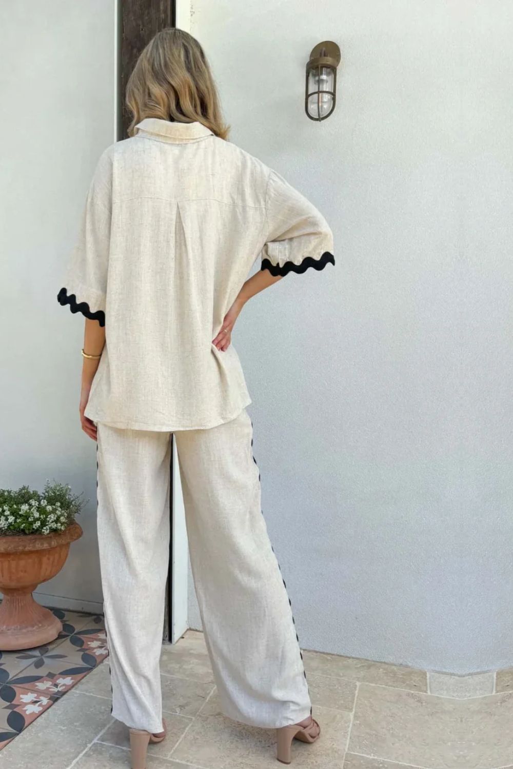 Milkshake Linen Pants | Natural